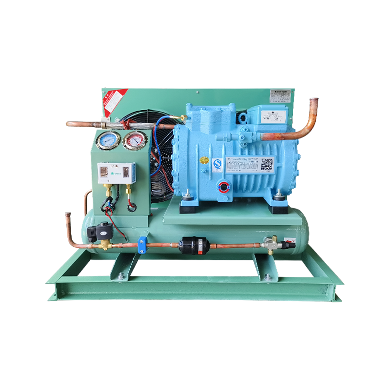 Unidad condensadora de enfriamiento de aire de temperatura media a baja