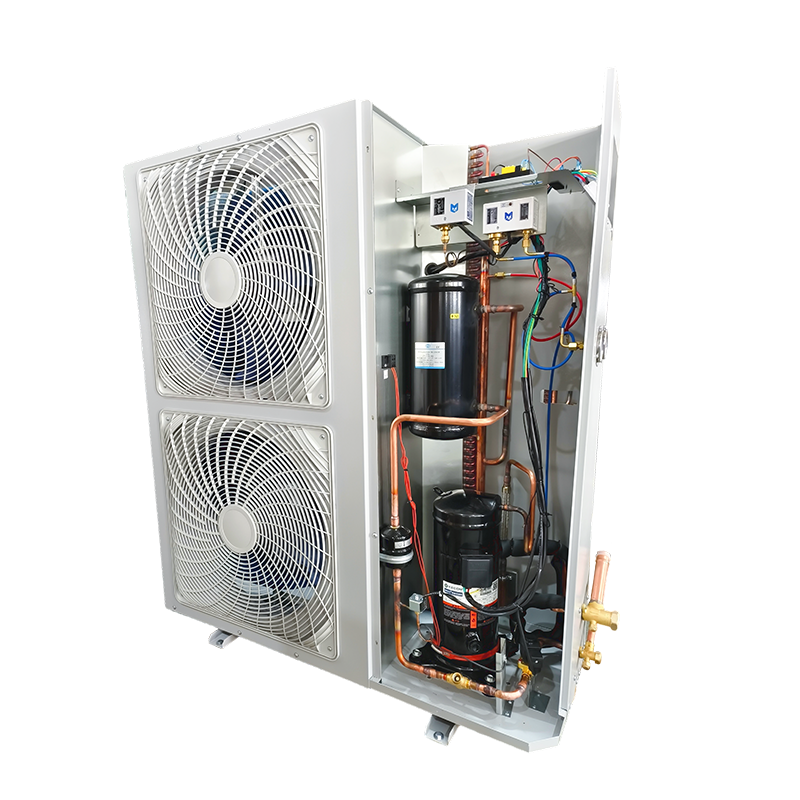 Unidad condensadora de salida de aire lateral (con compresor Xecom) de 1,2 a 20 HP